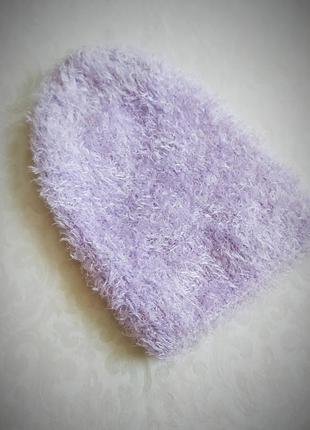 Теплая мягкая шапка