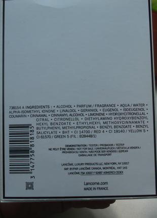 Lancome tresor, 100 мл. тестер, парфумована вода. східні, квіткові8 фото