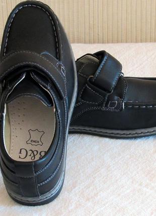 Фирменные кожаные туфли, 21,5 см, новые!2 фото