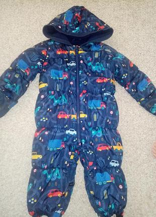Зимний комбинезон для мальчика. синтепон + флис
