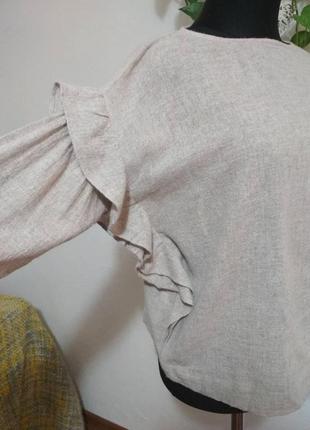 Фирменная теплая базовая шерстяная стильная кофта рюши свитшот с рюшками оверсайз шерсть качество!5 фото