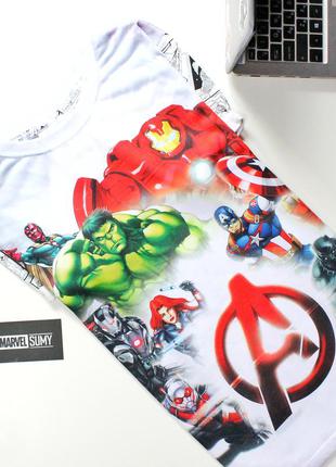 Підліткова футболка "месники марвел. marvel avengers" ❤️