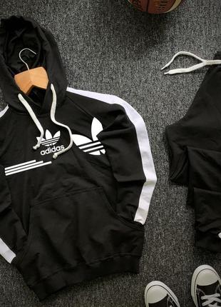 Мужской осенний спортивный трикотажный костюм комплект adidas