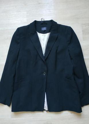 Стильний класичний піджак,жакет на один гудзик,базовий р. 52-54 (16)2 фото