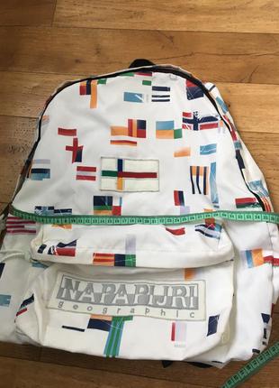 Трендовий рюкзак суперлегкий непромокальними місткий napapijri прапори4 фото