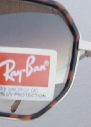 Ray ban очки солнцезащитные унисекс коричневые тигровые линзы стекло8 фото