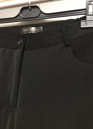 Прямые чёрные брюки, классика, штаны.2 фото