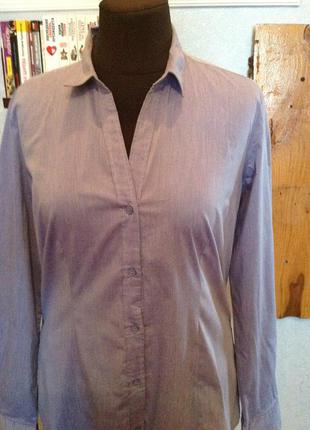 Приталенная рубашка бренда h&m, р. 52