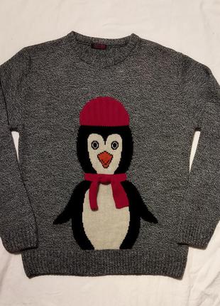 Прикольный свитер джемпер по бирке размер м