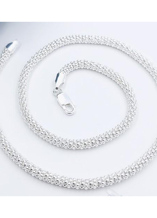 Жіночий срібний ланцюжок coreana