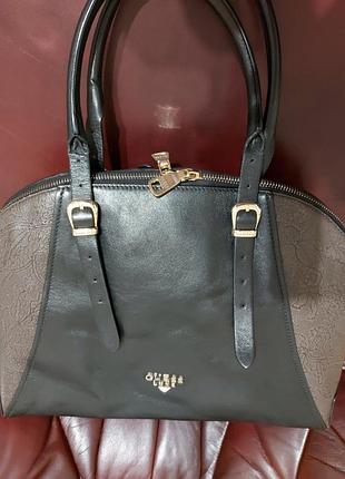 Брендовая сумка из натур.кожи guess