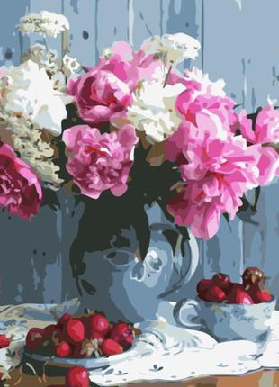 Картина за номерами лавка чудес букет і ягоди