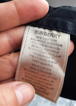 Базовая чёрная офисная рубашка  burberry6 фото