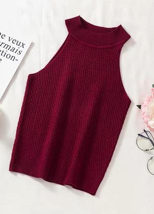 Жилет жилетка в'язка