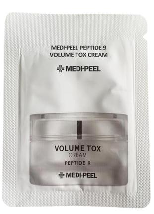 Омолаживающий крем с пептидами medi-peel peptide 9 volume tox cream пробник