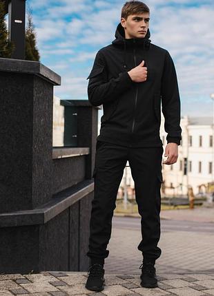 Костюм softshell intruder черный