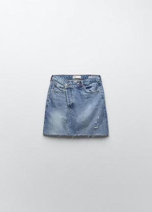 Стильная модная  джинсовая мини юбка- тренд 2021года