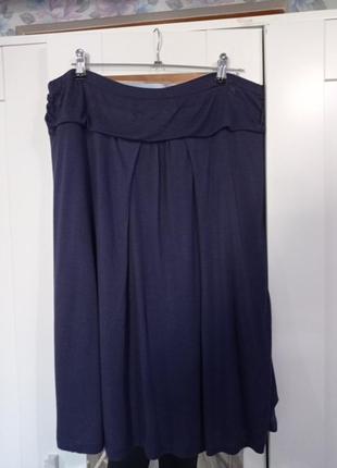 Трикотажная юбка с подкладкой 44 европ1 фото