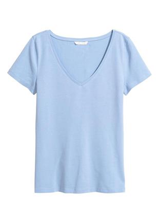 Жіноча базова футболка h&amp;m basic2 фото