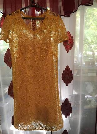 Гипюровое платье размер 50