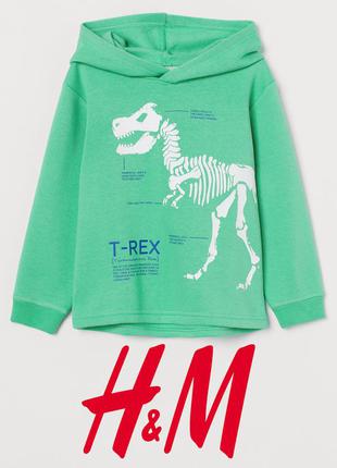 Худі з тиранозавром для хлопців 2-4 роки від h&m (швеція