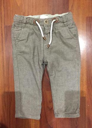 Штани zara 9-12 міс на підкладці