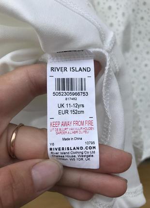 Красивое платье с перфорацией, молочное платье river island7 фото