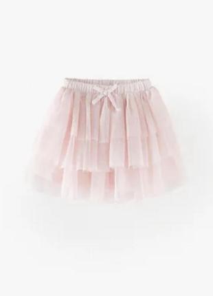 Супер юбка zara baby girl tulle skirt
