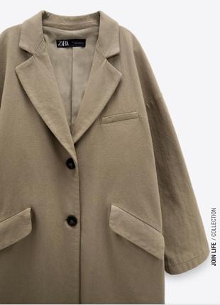 Пиджак masculine zara піджак демисезонный пальто зара оригинал3 фото
