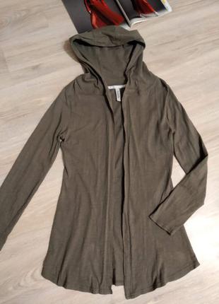 Тонкий стильный анорак кардиган накидка