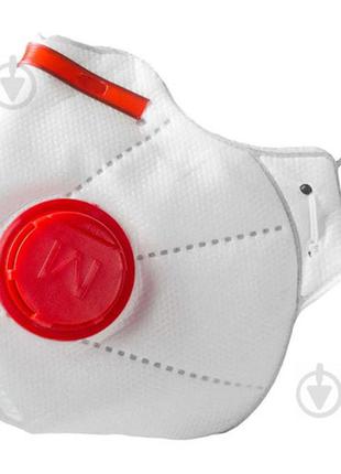 Акция!!! маска- респиратор ffp-3 красный с высокой защитой маска фильтрующая с...
