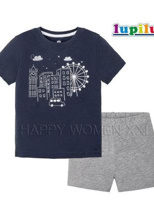 4-6 лет летняя пижама для мальчика домашняя одежда детская футболка шорты трикотаж летний костюм