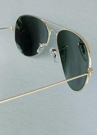 Окуляри в стилі ray ban aviator краплі унісекс сонцезахисні блакитні дзеркальні лінзи з мінерального скла8 фото