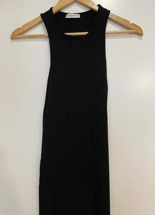 Polo garage платье чёрное s m 36-38 тянется по фигуре2 фото