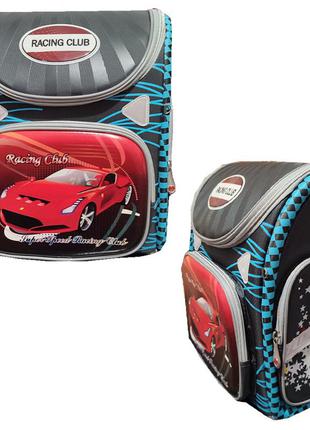 Каркасний шкільний рюкзак racing club
