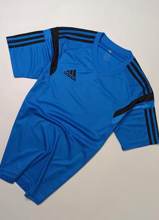 Футболка спортивная мужская синяя спортивная adidas adizero размер - s