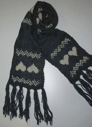 Шарф accessorize, 168*20 см. как новый!