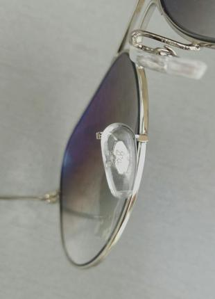 Ray ban aviator diamond hard очки капли унисекс солнцезащитные серо синий градиент линзы из минерального стекла8 фото