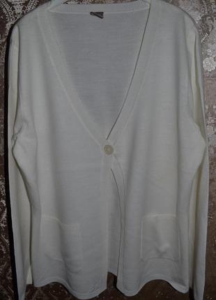 Стильная изящная новая кофта/жакетик/кардиган бренда тu на одной пуговице