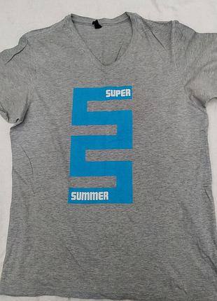 Футболка чоловіча св. сіра 48р.