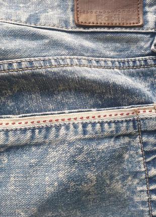 Мармурові вузькі джинси3 фото