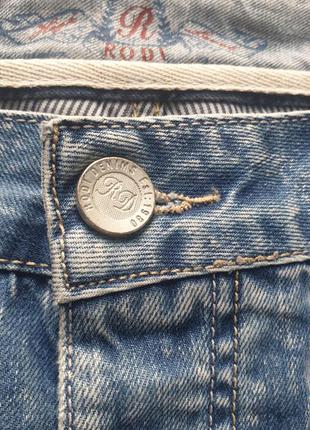 Мраморные узкие джинсы6 фото