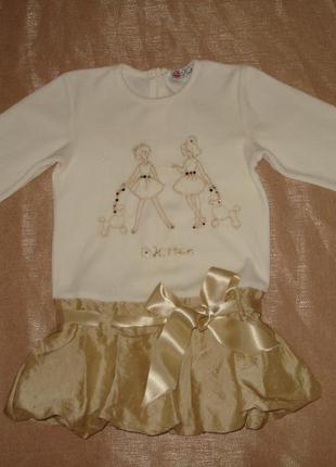 Платье-туника kitten на девочку 3 лет