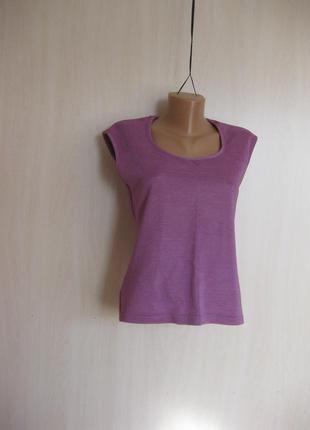 Топ футболка фиолетовый в рубчик, planet, км0999