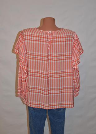 Блуза свободного кроя с рюшами "m&s collection"5 фото