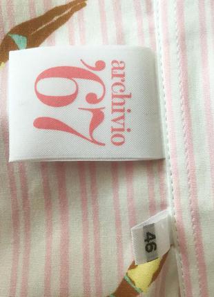 Хлопчатобумажная рубашка с длинным рукавом бренда  archivio"67 , италия.8 фото