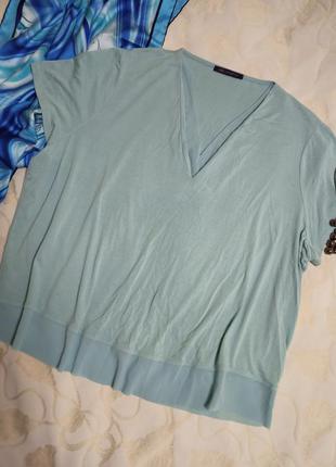 Вискозная футболка,блуза,60-62разм.,m&s.