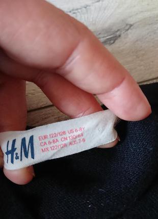 Трикотажна кофта на гудзиках в школу h&m 7-8 років 122-128 см3 фото