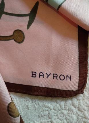 Подписной шелковый платок от бренда bayron