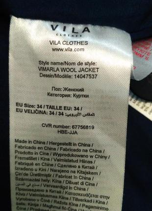 Пальто женское бренд vila clothes6 фото